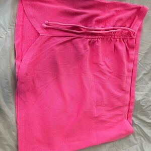 Aerie Vibrant Pink Ribbed Skirt